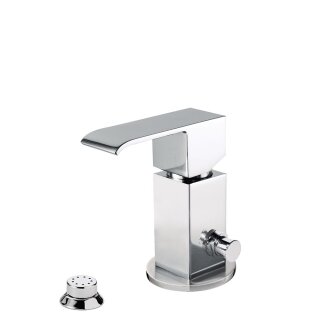 Tres Cuadro-Tres, Einhandmischer Bidet mit Dusche, chrom