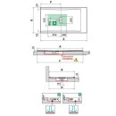Novellini Custom Rechteck-Duschwanne 120x80cm