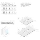 Doccia Duschwanne Ardesia 80x120cm