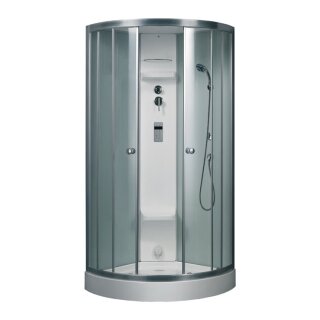 EAGO Dampfdusche DZ951F6 weiß 90x90