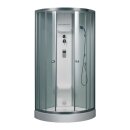 EAGO Dampfdusche DZ951F6 weiß 90x90
