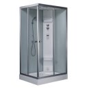 EAGO Dampfdusche DZ955F6 weiß 120x90 rechts