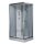 EAGO Dampfdusche DZ955F6 weiß 120x90 links