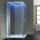 Dampfdusche Deluxe Edition AWT LD108F15, 90x90cm, silber, Linksausführung