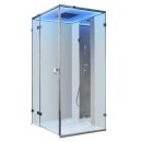 Dampfdusche Deluxe Edition AWT LD106F15, 100x100cm,...