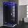 Dampfdusche Deluxe Edition AWT LD108F15, 90x90cm, schwarz, Linksausführung