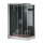 EAGO Dampfdusche DZ961-1F8 schwarz 150x90