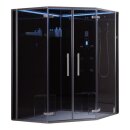 EAGO Dampfdusche DZ995F12 schwarz 150x150