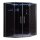 EAGO Dampfdusche DZ995F12 schwarz 150x150