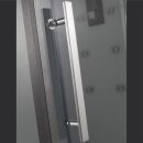 EAGO Dampfdusche DZ990F12 weiß 120x90 links