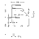 Tres Cuadro-Tres, Einhebel Waschtischmischer, chrom