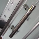 EAGO Dampfdusche DZ954F8 schwarz 100x80 links