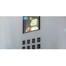 EAGO Dampfdusche DZ954F8 weiß 100x80 links