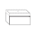 RepaBad Badmöbel BASE 45/120 mit 1 Auszug, 1200 x 450 x 350 mm (Waschbecken nicht inklusive)