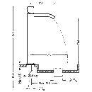 Tres Cuadro-Tres, Einhebel Waschtischmischer, chrom