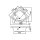 Satelit Eckwanne 120x120cm