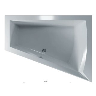 Sia asymmetrische Wanne 175x135x70cm links
