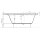 Sia asymmetrische Wanne 175x135x70cm rechts