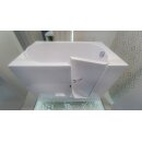Budo-Plast Baths Elegance 140cm x 68cm, Badewanne mit Tür