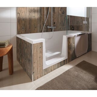 HSK DuschWANNE Dobla 170x75cm, Badewanne mit Tür