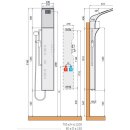 Novellini Duschpaneel Vanity S