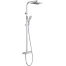 Euroshowers Thermo Combi Shower, Square 250×170 mm