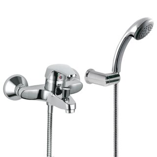 Tres Eco-Tres, Einhebel Brausemischer, chrom