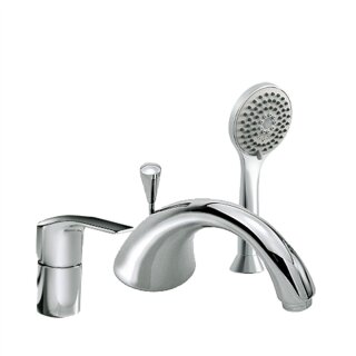 Tres K-Tres, Wannenrandbatterie 3 Loch, chrom