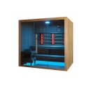 KOTKA Sauna+ Infrarotkabine 4 Personen; 200x150x190 cm