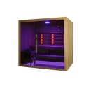KOTKA Sauna+ Infrarotkabine 4 Personen; 200x150x190 cm
