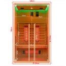 RUBY 2 Infrarotkabine 2 Personen