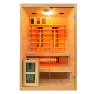 TWINCOMBI Sauna+Infrarot 2 Personen; 130x120x200 cm