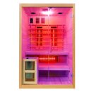 TWINCOMBI Sauna+Infrarot 2 Personen; 130x120x200 cm