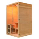 TWINCOMBI Sauna+Infrarot 2 Personen; 130x120x200 cm
