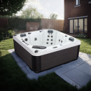 Outdoor Whirlpool - Cascade (200x200x80cm)