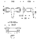 Tres Canigó-Tres Plus, Einhebel Brausemischer, chrom