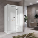 Novellini Glax 2 2.0 2P - Dampfdusche 120x80 cm Total...