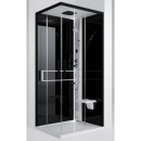 Novellini Glax 2 2.0 2P - Dampfdusche 120x80 cm Total White 11,5 cm