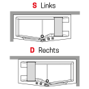 Novellini Iris Standard mit Gestell + Wannenrandarmatur + Iris Comby / Comby 2