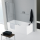 Novellini Iris Standard mit Gestell + Wannenrandarmatur + Iris Comby / Comby 2