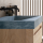 Forzalaqua Badmöbel-Set Helsinki Bluestone scharriert, Gela 2.0, Rauch + Spiegel