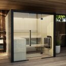 Hekla Indoor Sauna Traditional Nero 210X - 5 Personen...