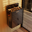 Hekla Indoor Sauna Traditional Nero 210X - 5 Personen (210 x 200 x 210cm) inkl. Heizgerät