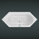 ANTILLA - Whirlpool Badewanne mit Power Kombisystem