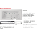 ANTILLA - Whirlpool Badewanne mit Power Kombisystem