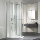 HSK Exklusiv 2.0 Runddusche pendelbar, 4-teilig (Radius 500)