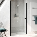 HSK Exklusiv 2.0 Drehtür Nische 100 cm Gunmetal gebürstet Links
