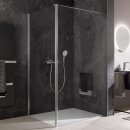 HSK Exklusiv 2.0 Seitenwand für Drehfalttür pendelbar 100 cm Gunmetal gebürstet