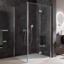 HSK Exklusiv 2.0 Seitenwand für Drehfalttür pendelbar 100 cm Gunmetal gebürstet