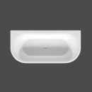 RIHO Badewanne Desire B2W - Wandmontage (180x84x60cm) Weiß matt Ohne LED-System Mit Wasserfall-Funktion